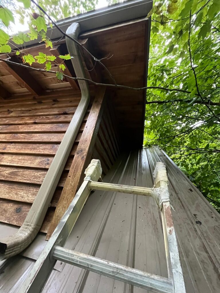 Exterior painting project — Custom Painting of Asheville Inc