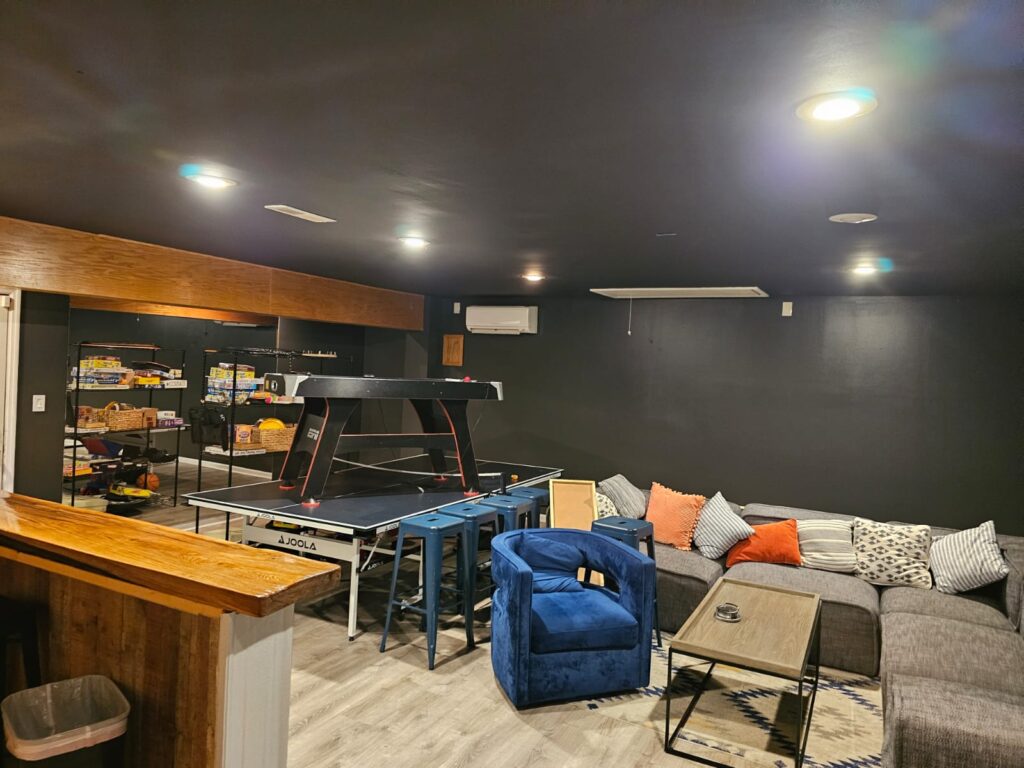 Cabinet Painting job in progress — Custom Painting of Asheville Inc